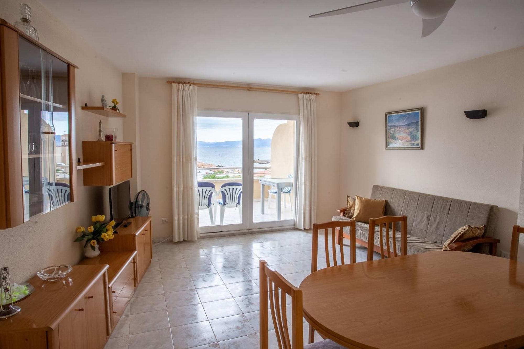 Appartamento Passeig Del Mar L' Escala Esterno foto
