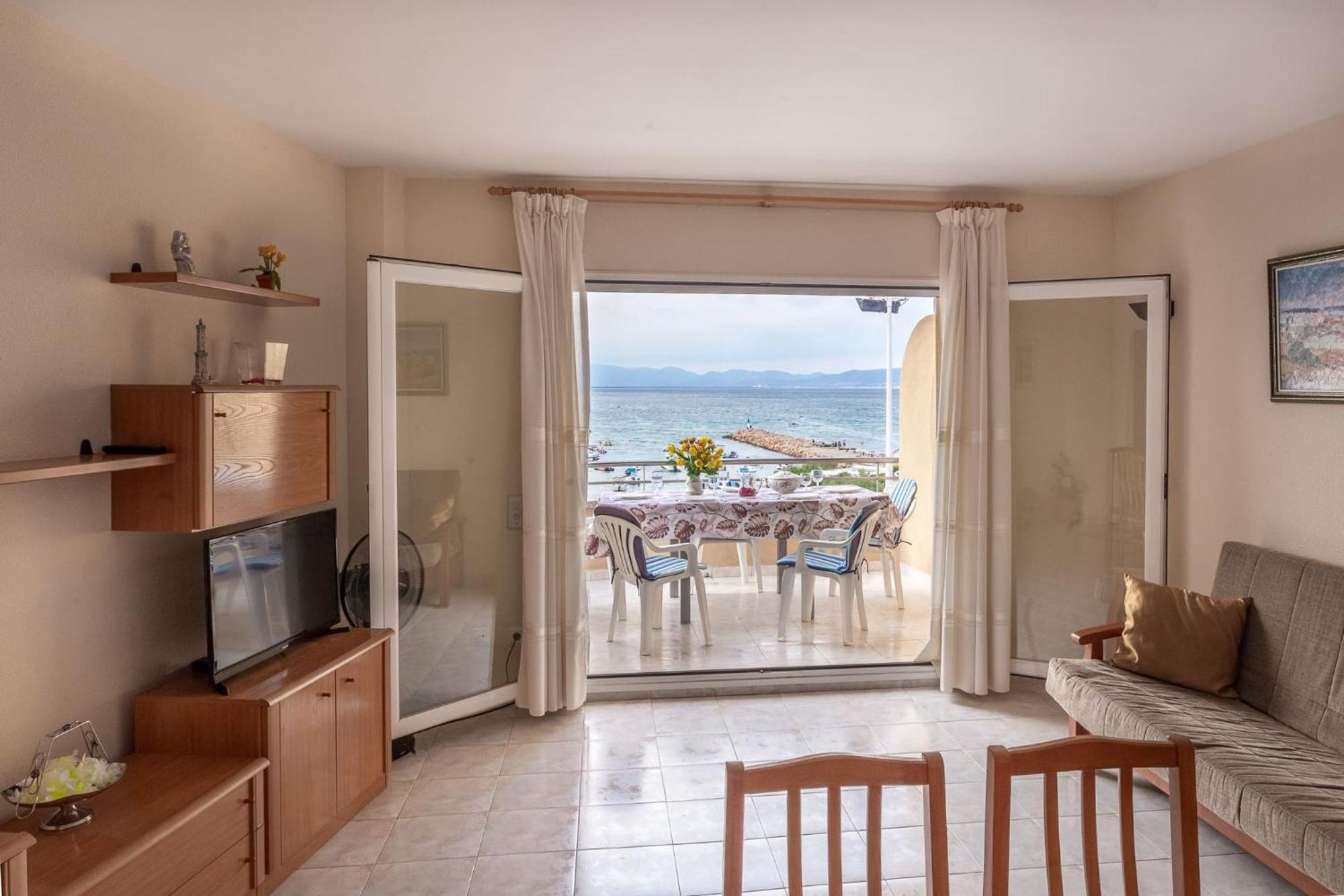 Appartamento Passeig Del Mar L' Escala Esterno foto